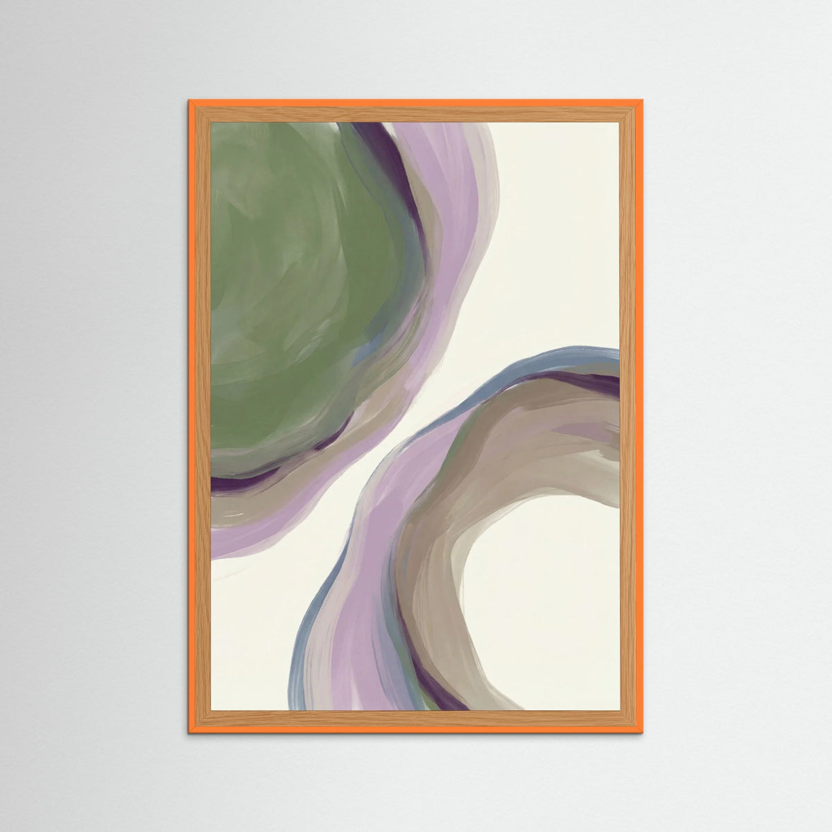 Orange Wood Muted Forms