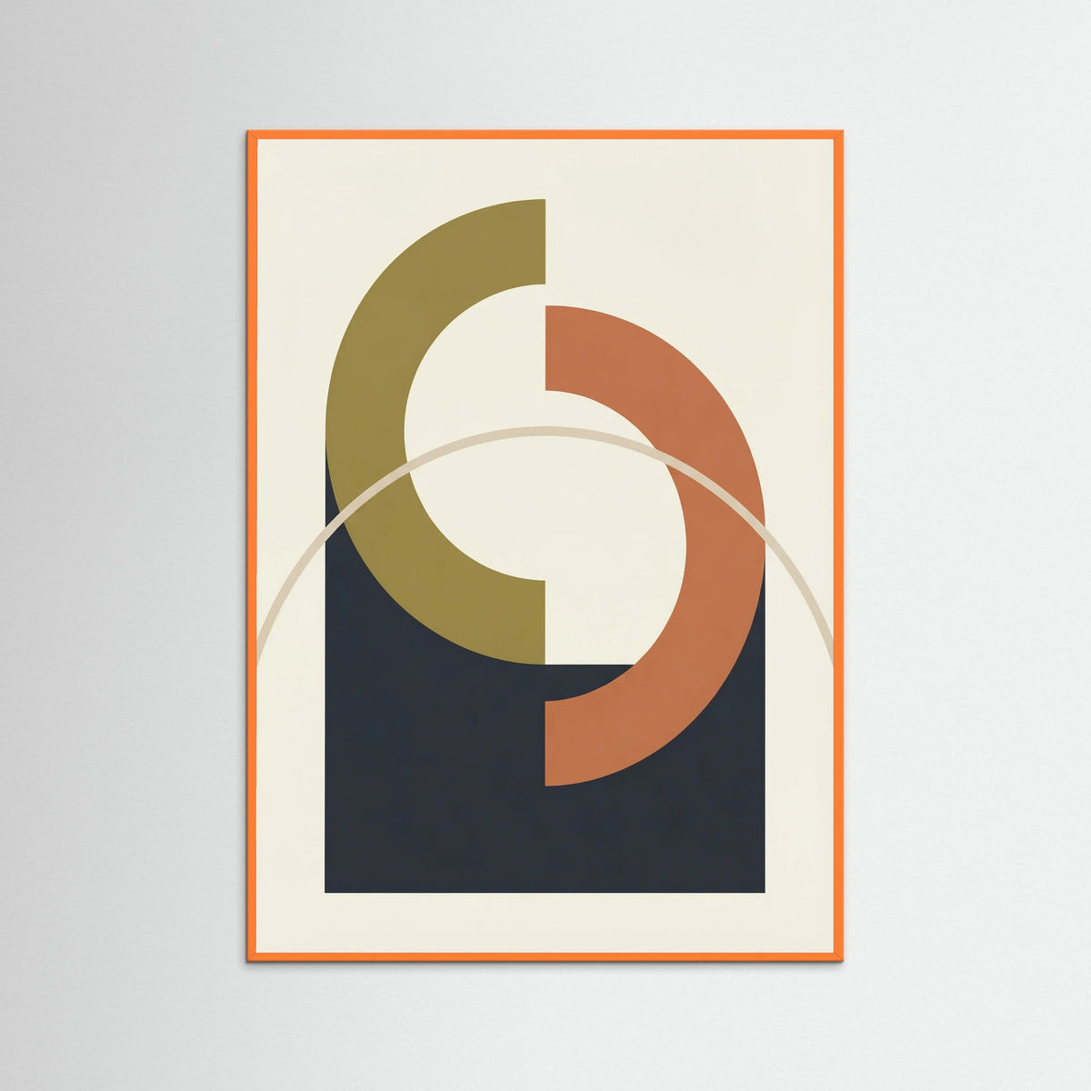 Orange Wood Muted Forms