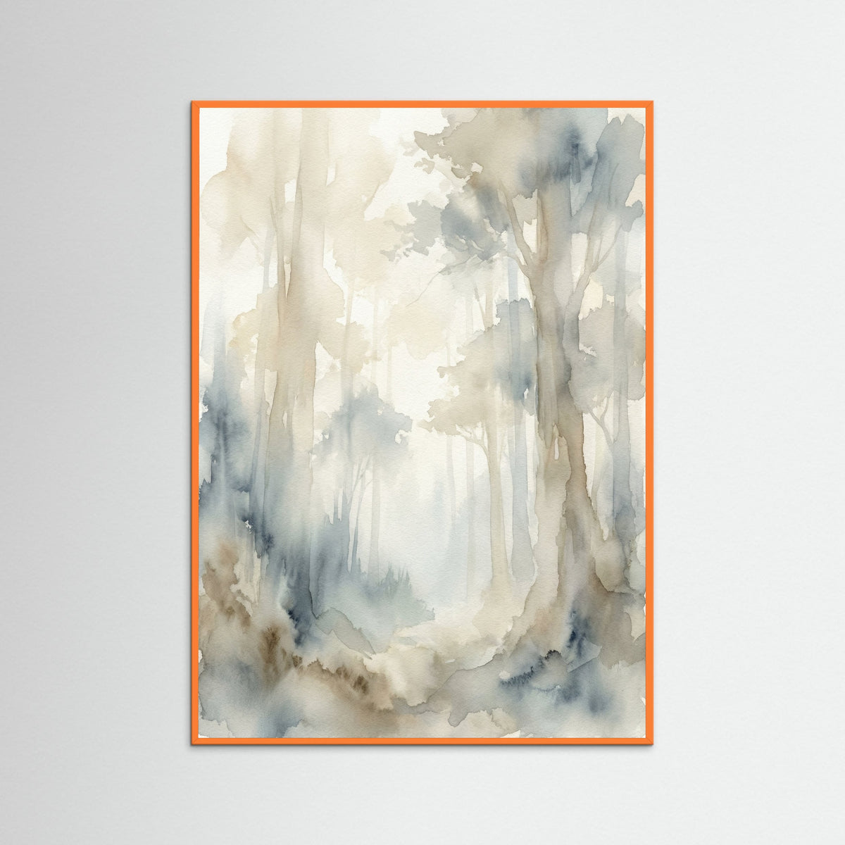 Orange Wood Muted Horizon