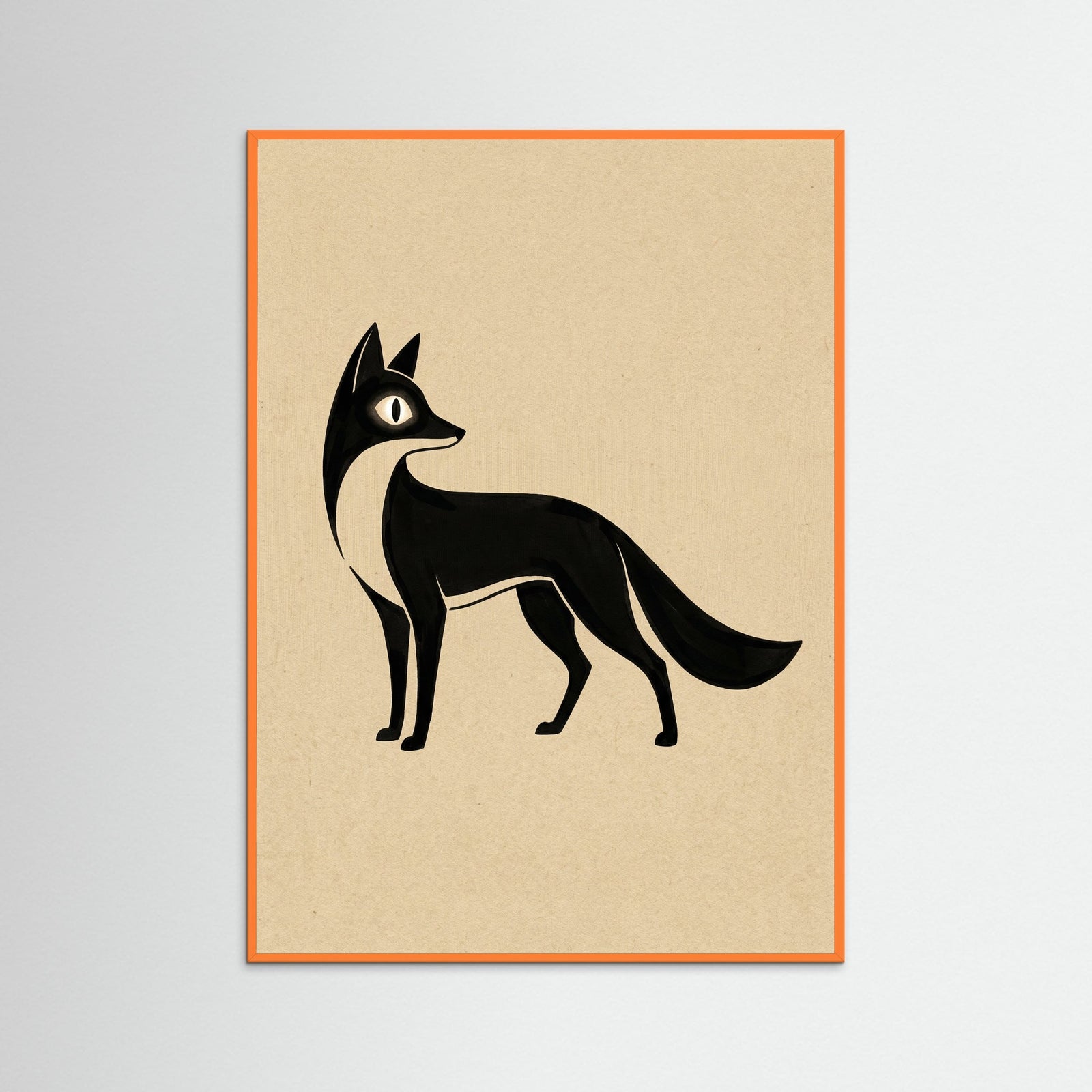 Orange Wood Mystic Feline