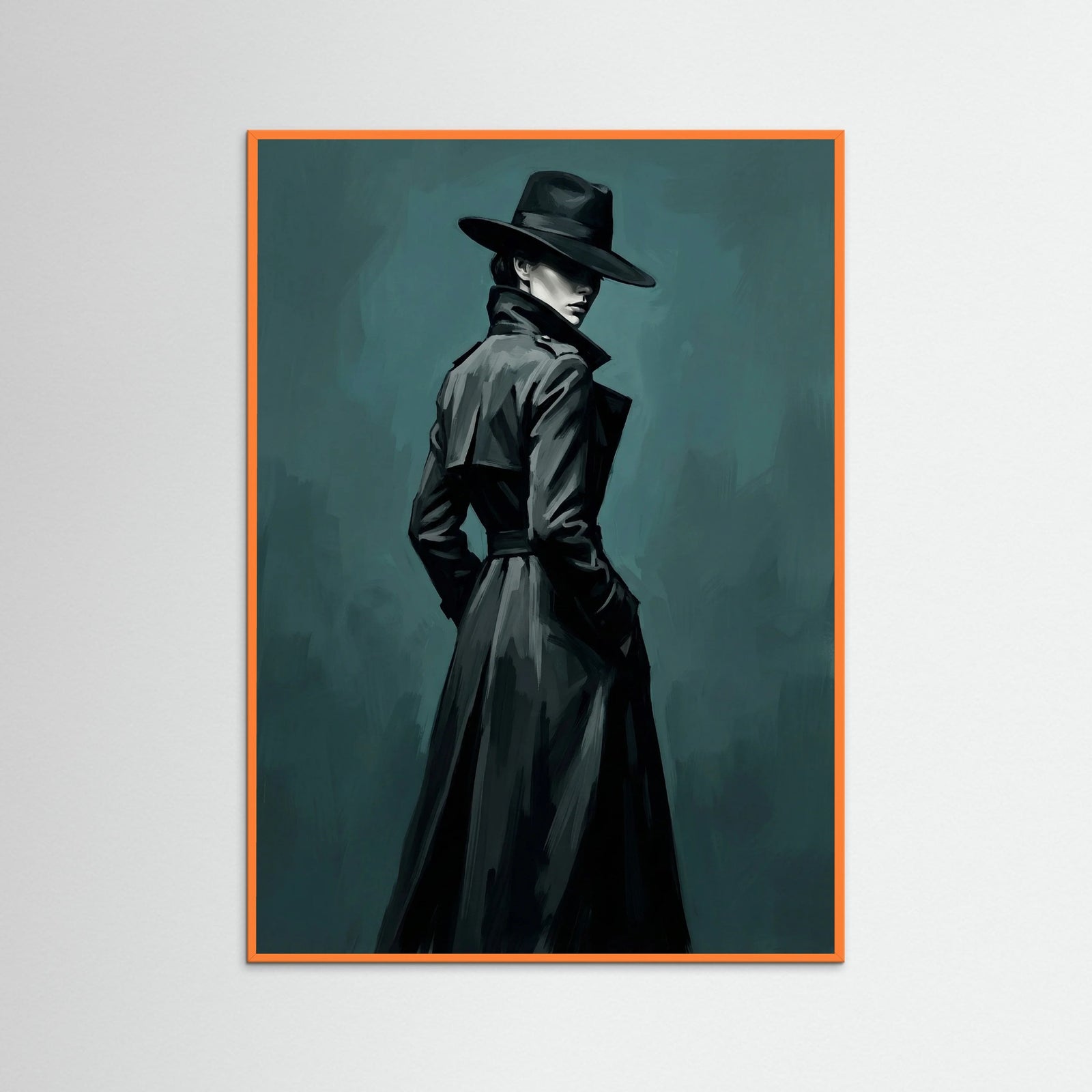 Orange Wood Mystic Silhouette