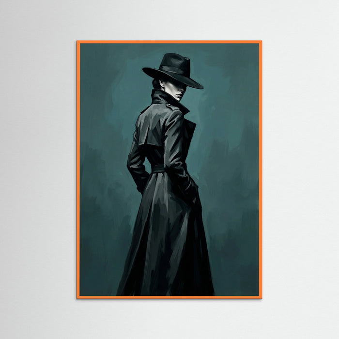 Orange Wood Mystic Silhouette