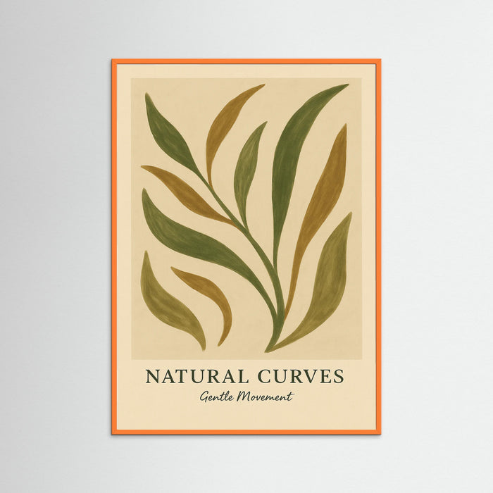Orange Wood Natural curves