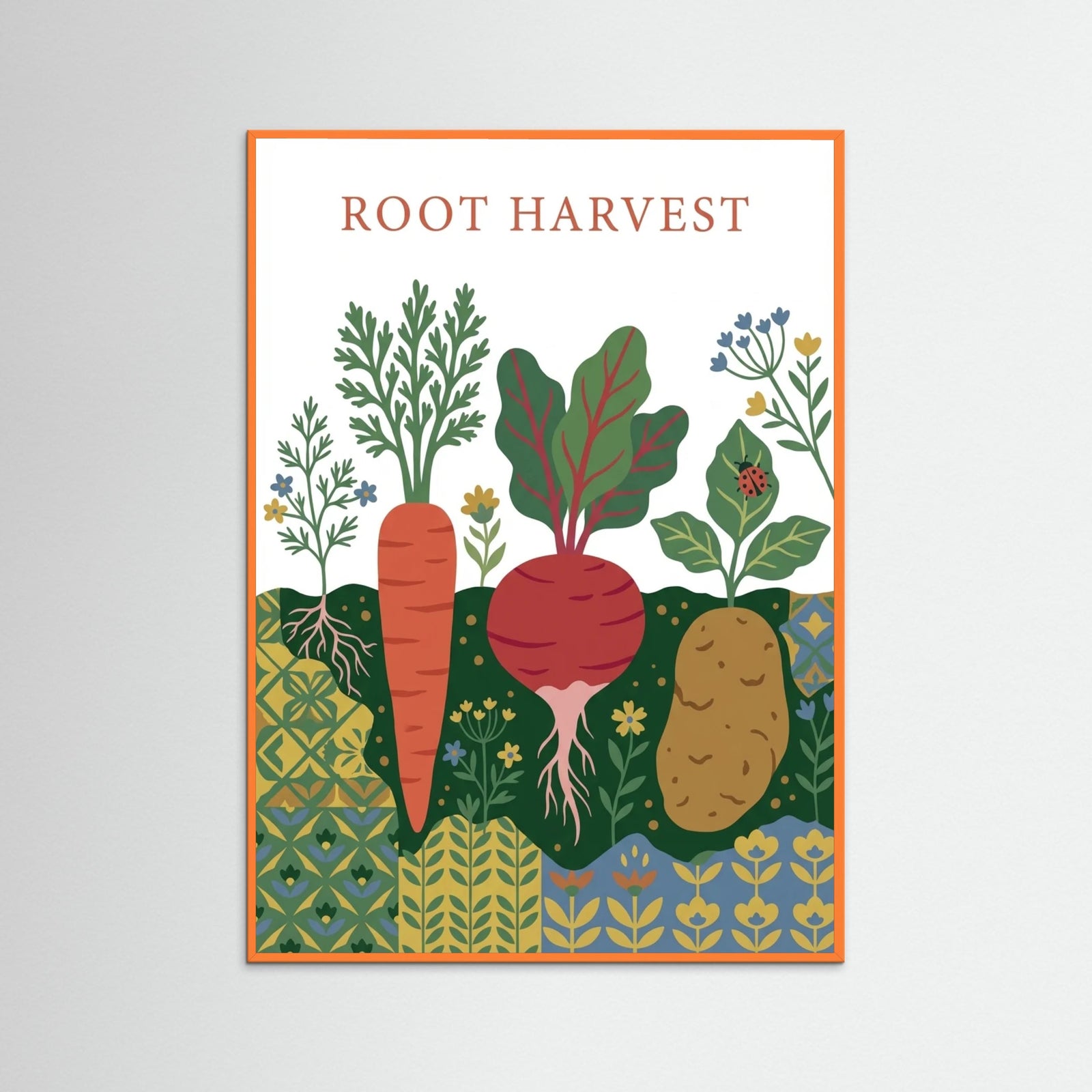 Orange Wood Natures Embrace