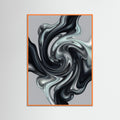 Orange Wood Nebulous Forms