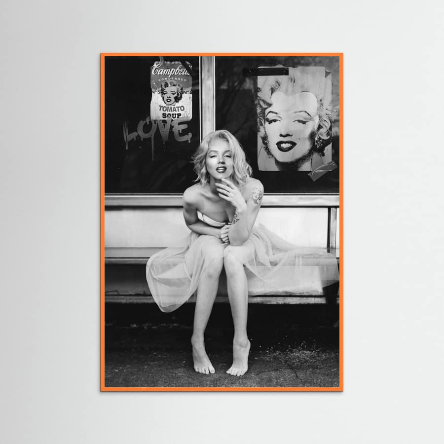New Marilyn BW Poster – plakat og kunsttryk