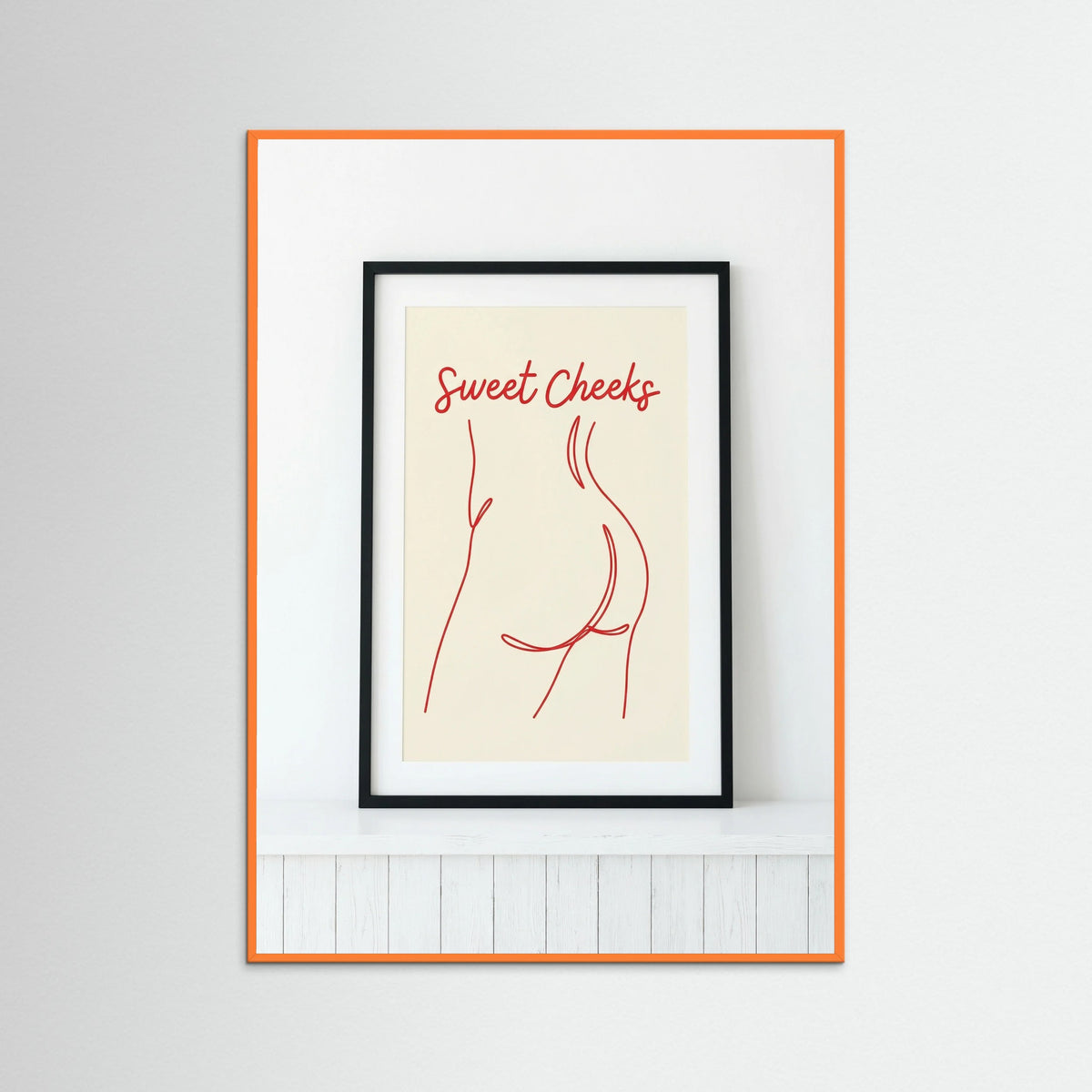 Orange Wood Nice Boobs