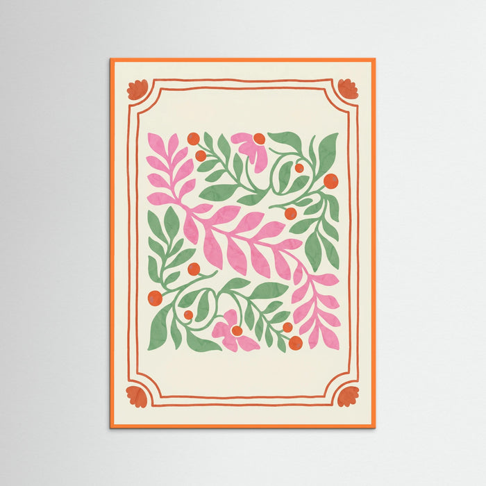 Orange Wood Nostalgic Pink Bloom