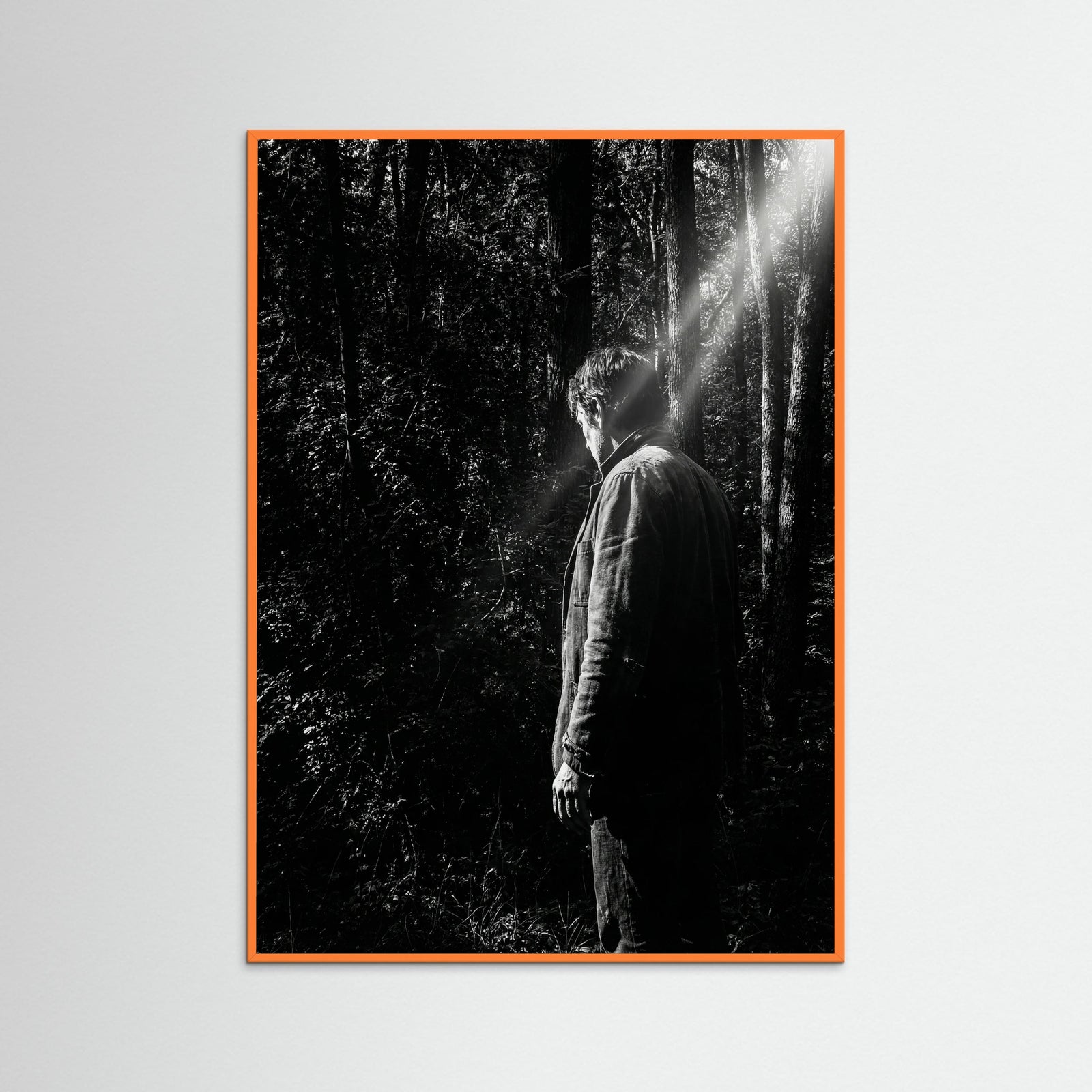 Orange Wood Obscured Presence