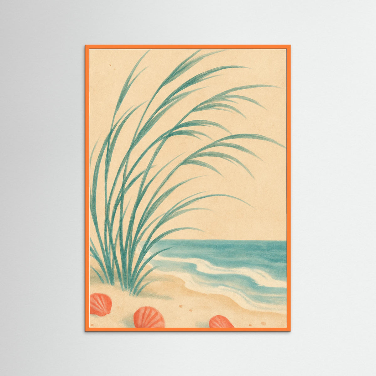 Orange Wood Ocean Breeze