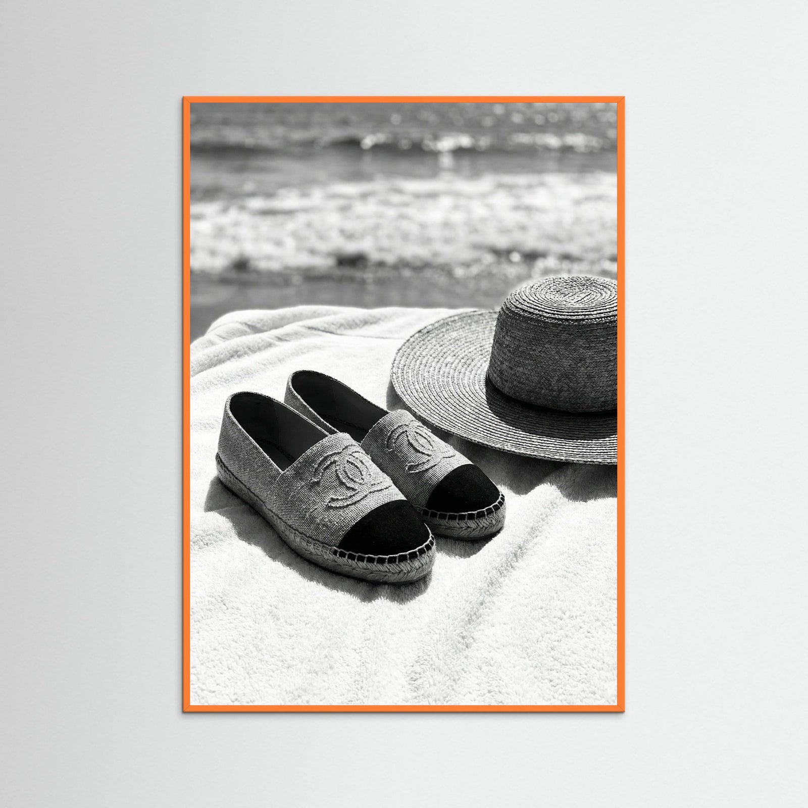 Orange Wood Ocean Style