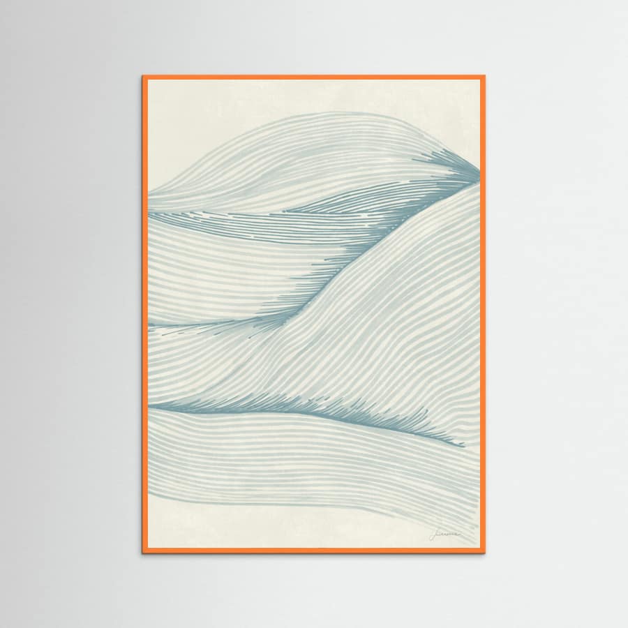 Ocean in lines 02 Poster – Poster und Kunstdruck