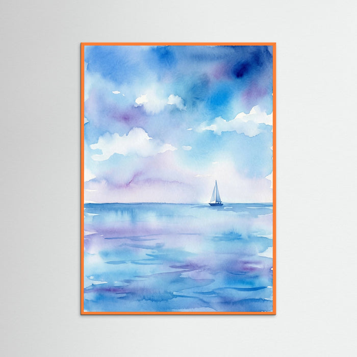 Orange Wood Oceanic Flight Blue