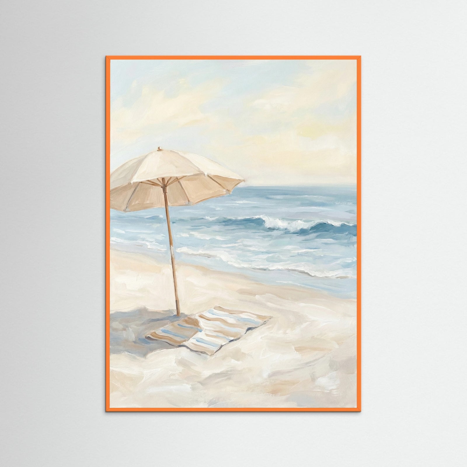 Orange Wood Oceanic Serenity