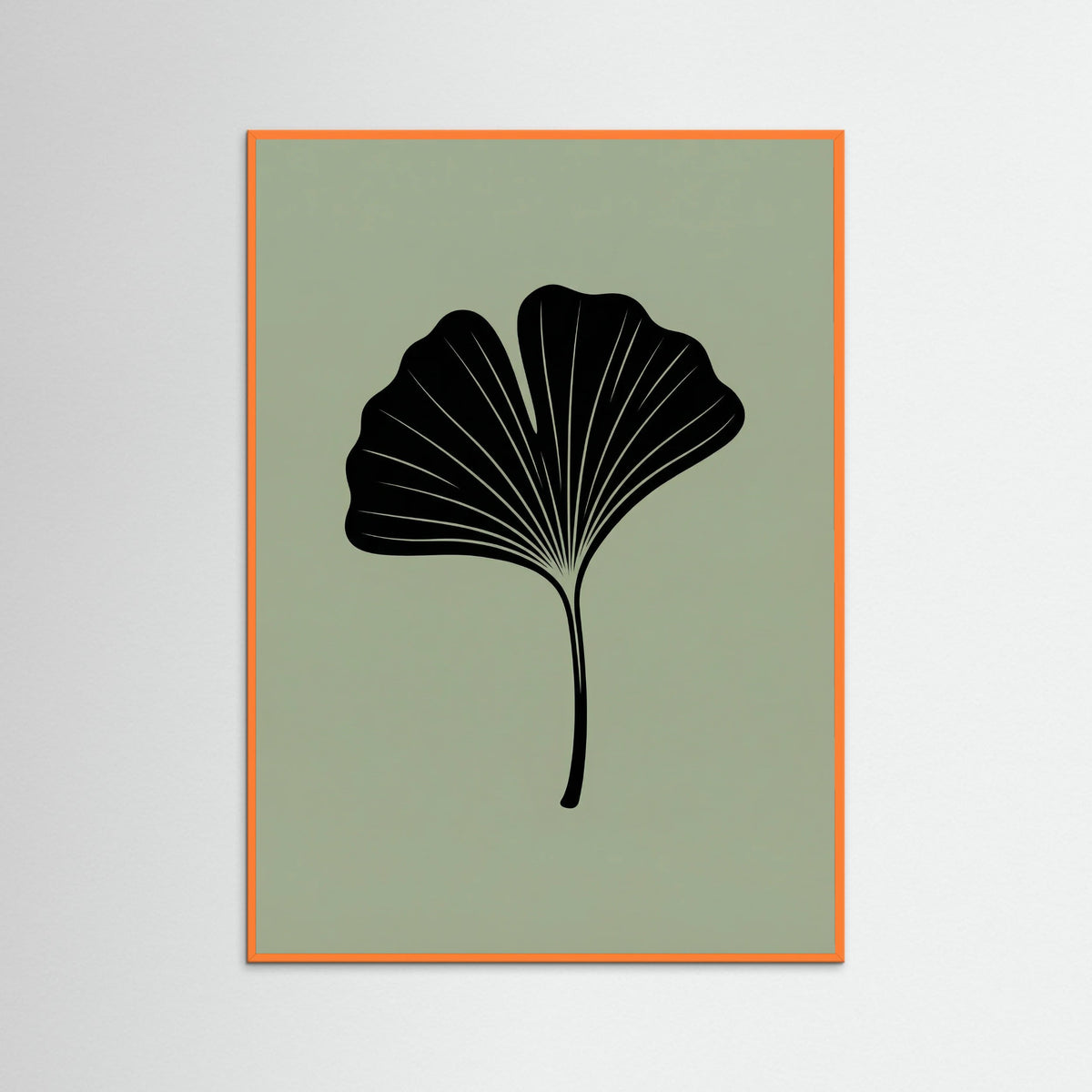 Orange Wood Oceanic Silhouette
