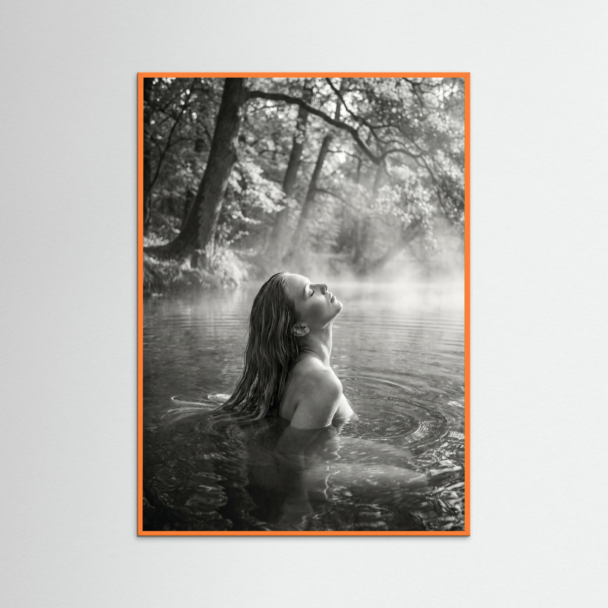 Orange Wood Oceans Embrace