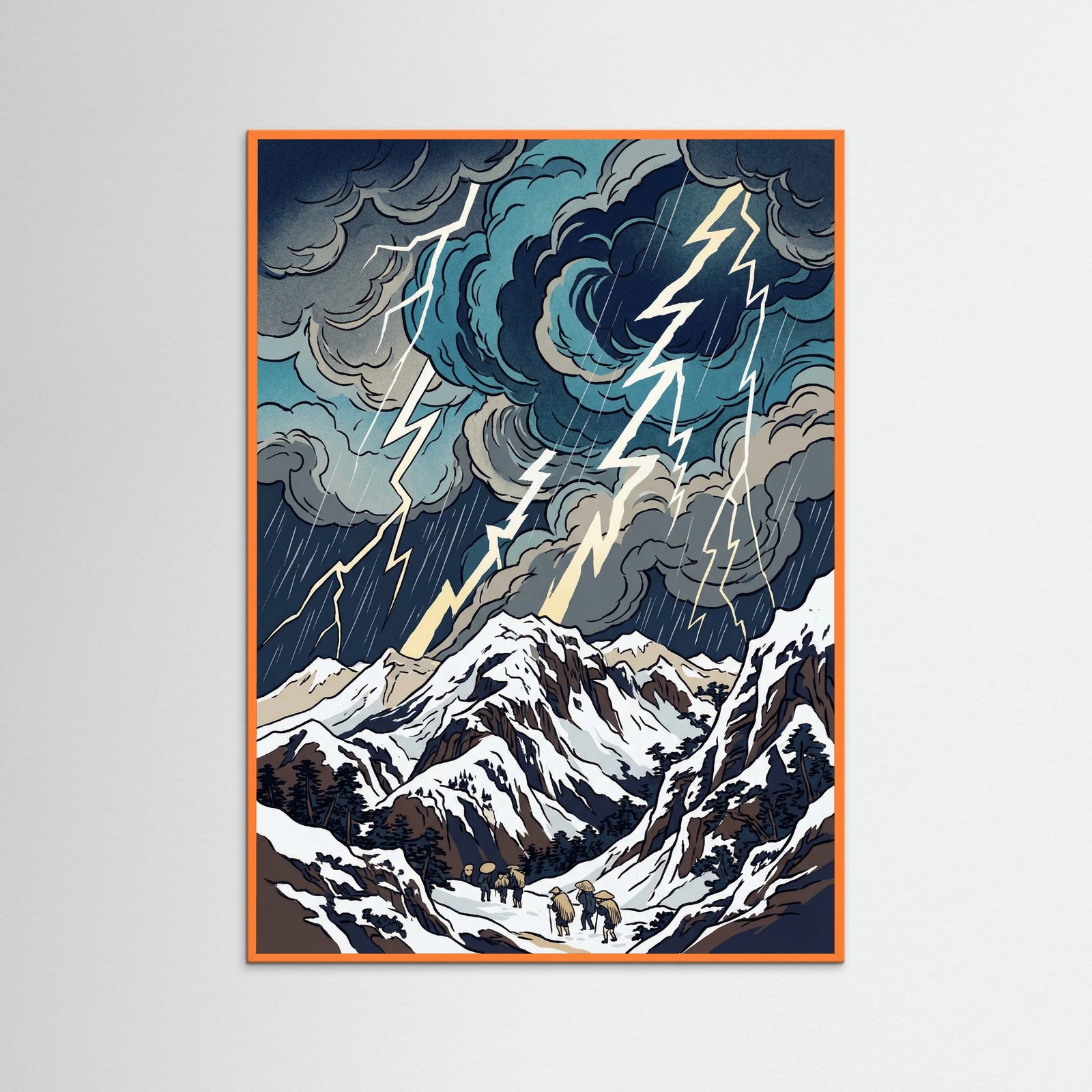 Orange Wood Oceans Fury