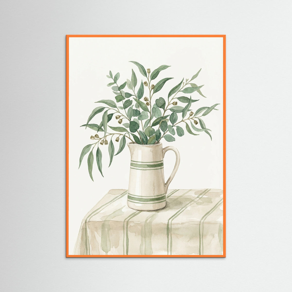 Orange Wood Olive Branch Still
