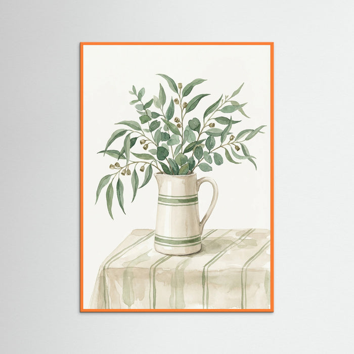 Orange Wood Olive Branch Still