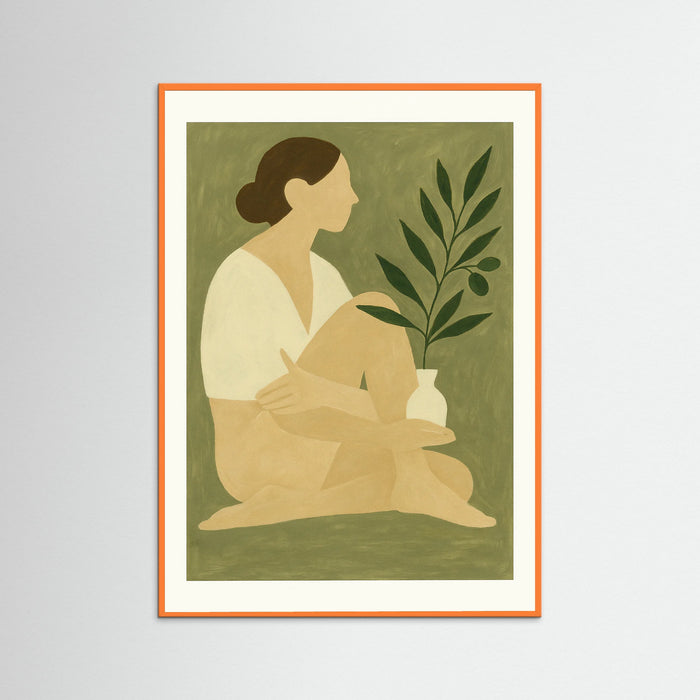 Orange Wood Olive Calm