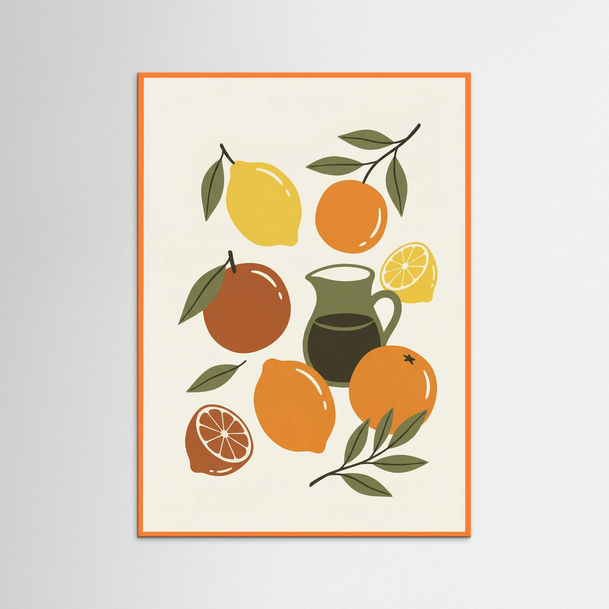 Orange Wood Olive Oil Elegance