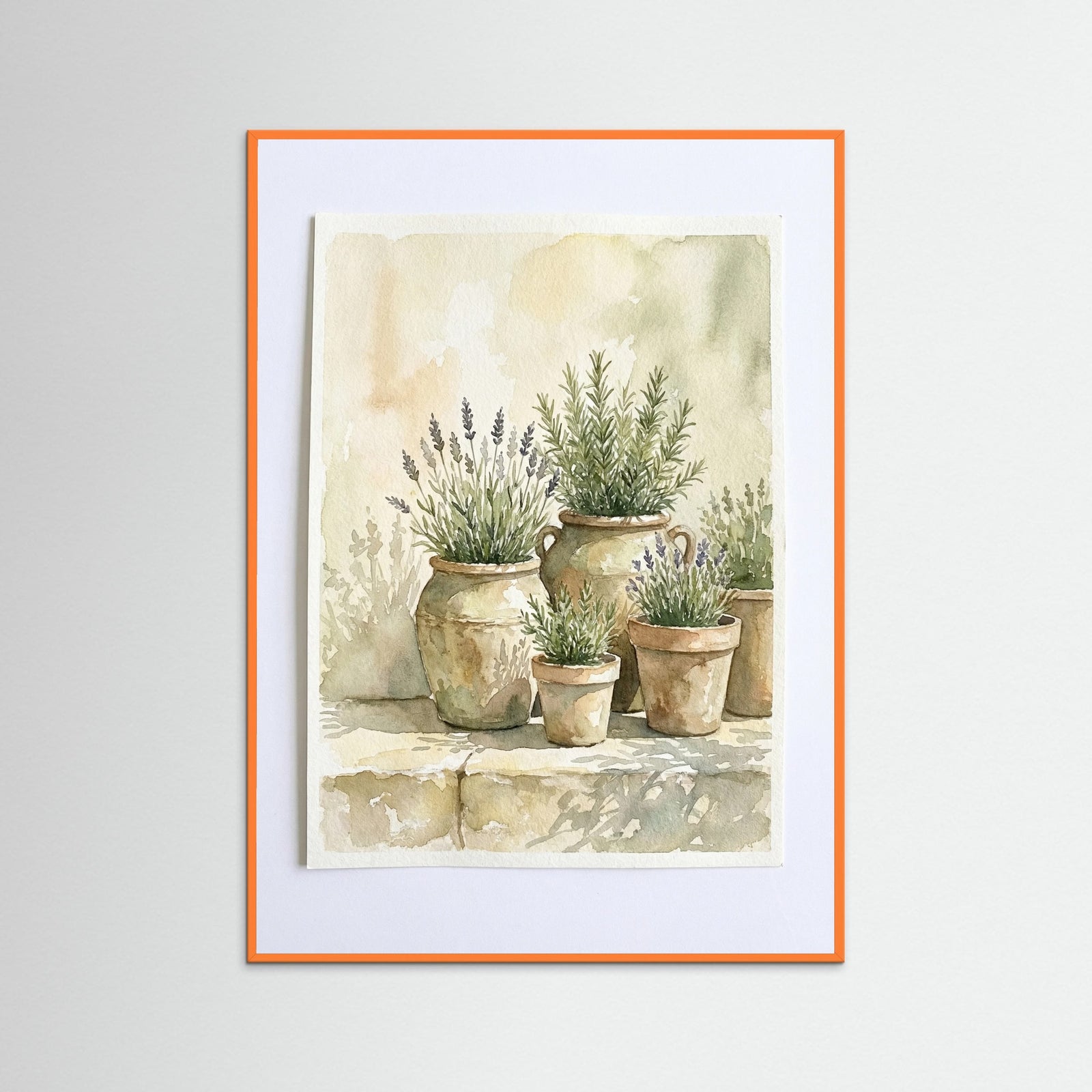 Orange Wood Olive Stillness