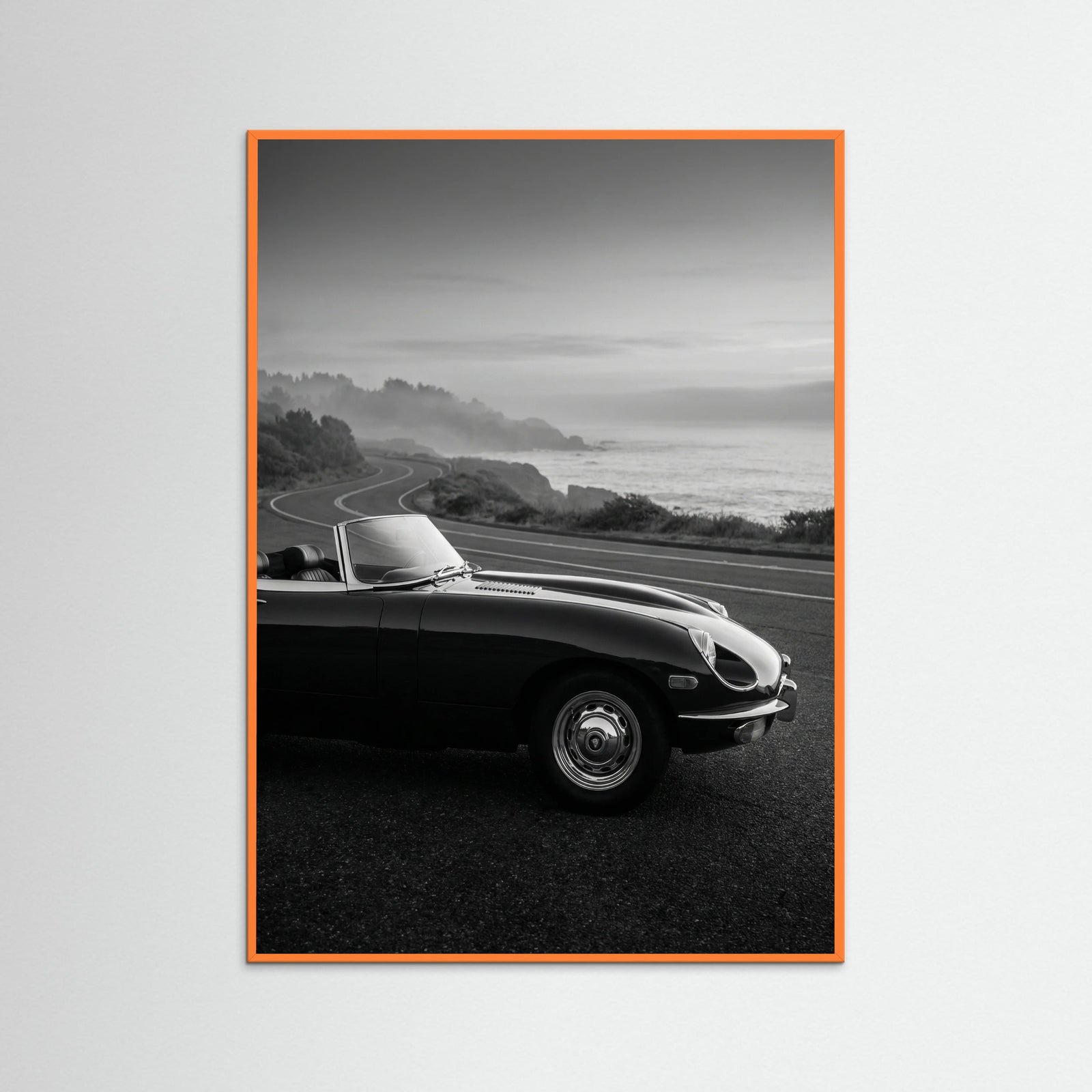 Orange Wood Open Road Porsche