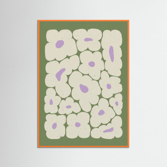 Orange Wood Organic Bloom Scatter