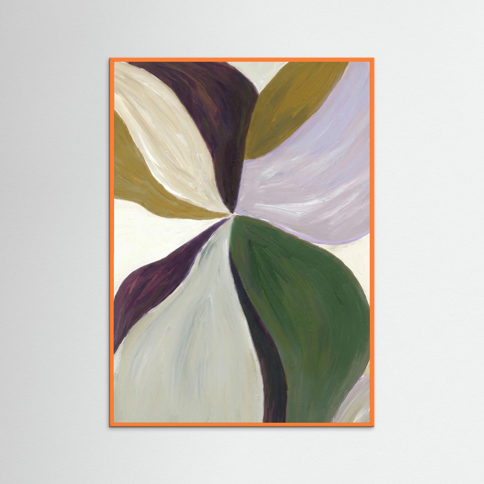 Orange Wood Organic Bloom Swirl