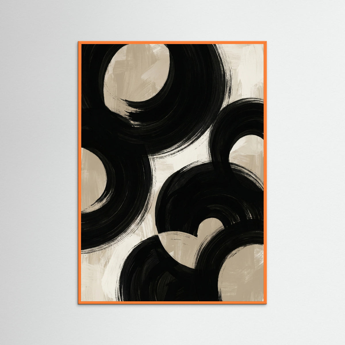 Orange Wood Organic Contrast