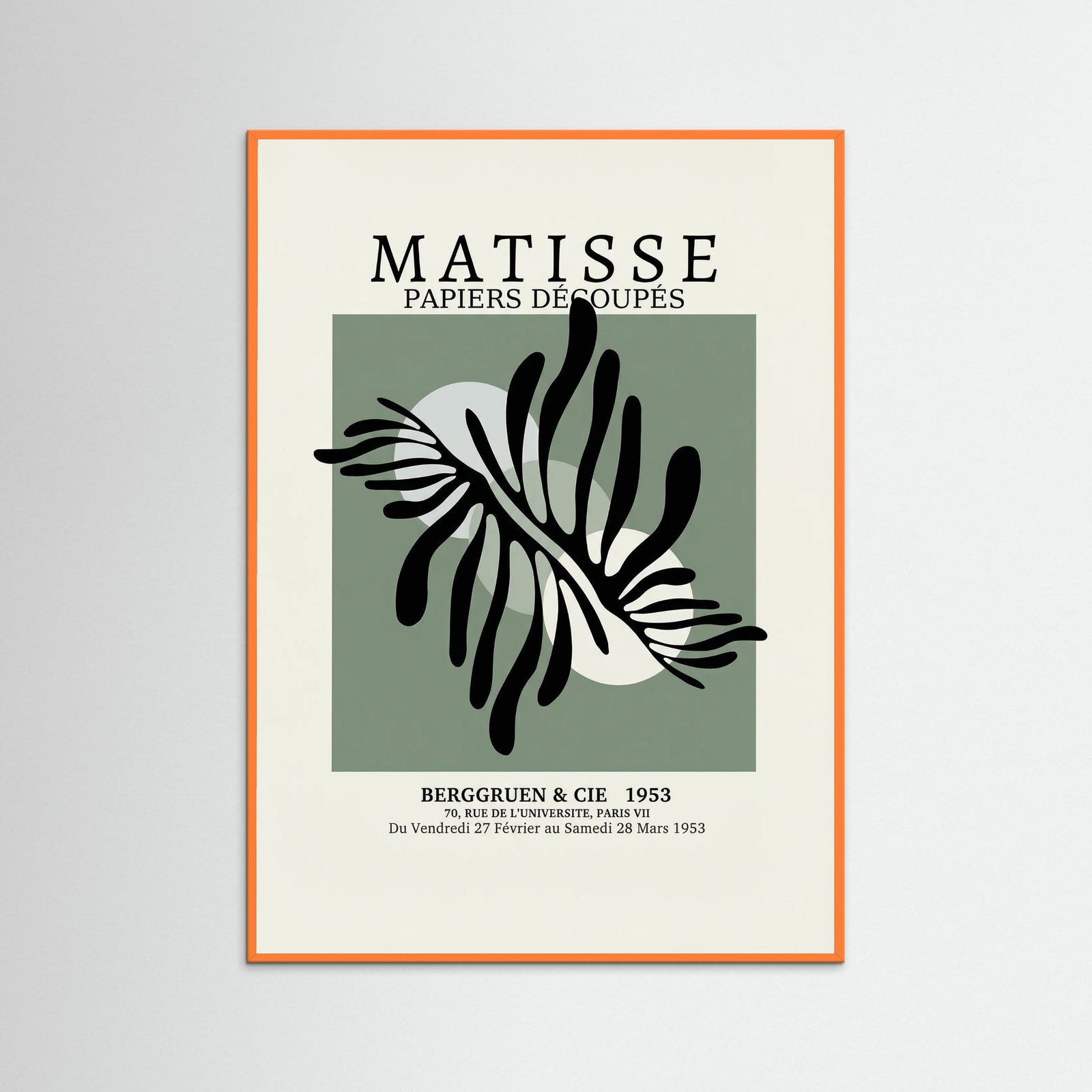 Orange Wood Organic Cut Out Leaf