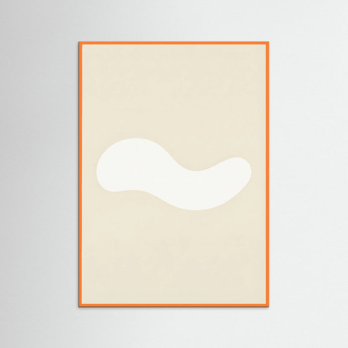 Orange Wood Organic Cutout Forms