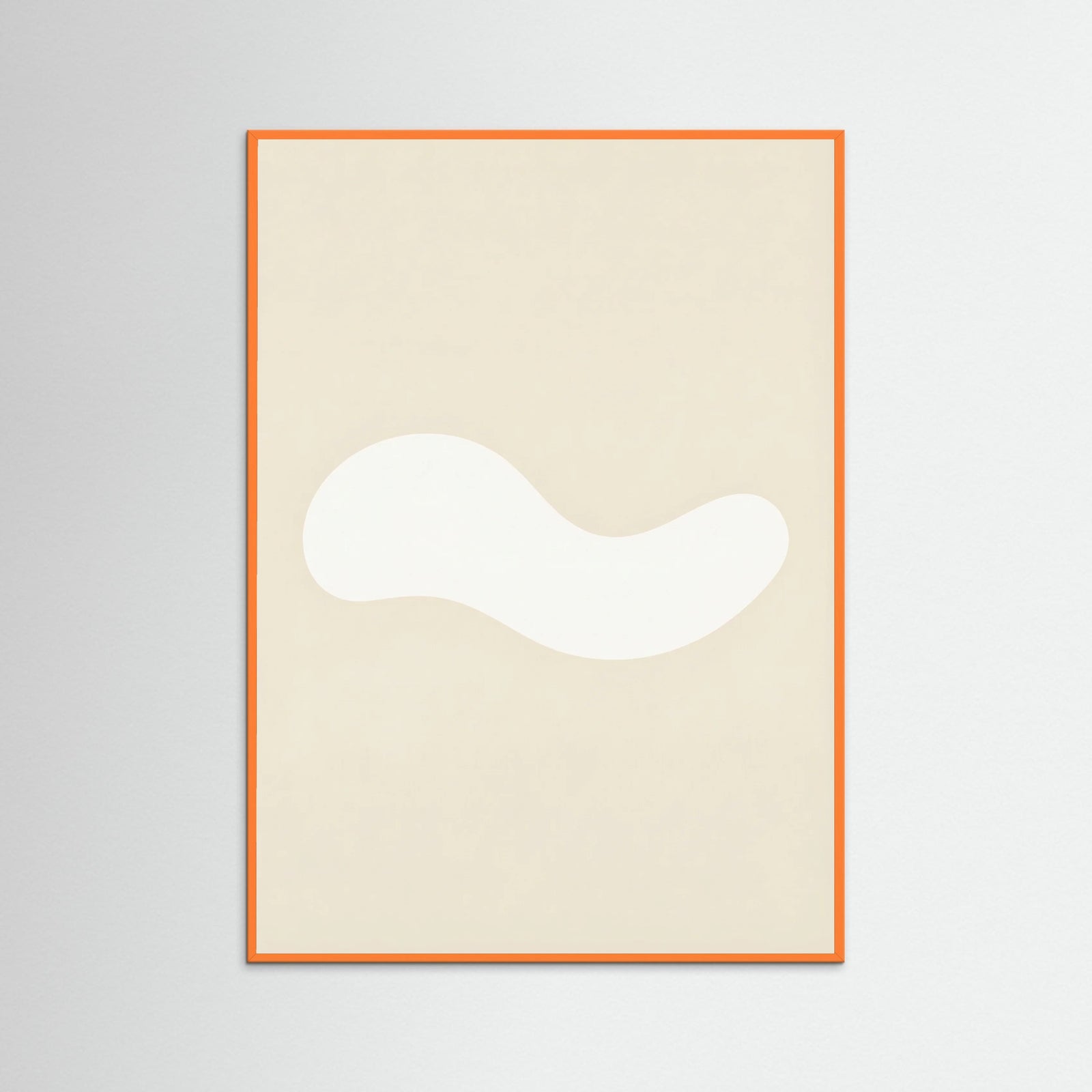 Orange Wood Organic Cutout Forms