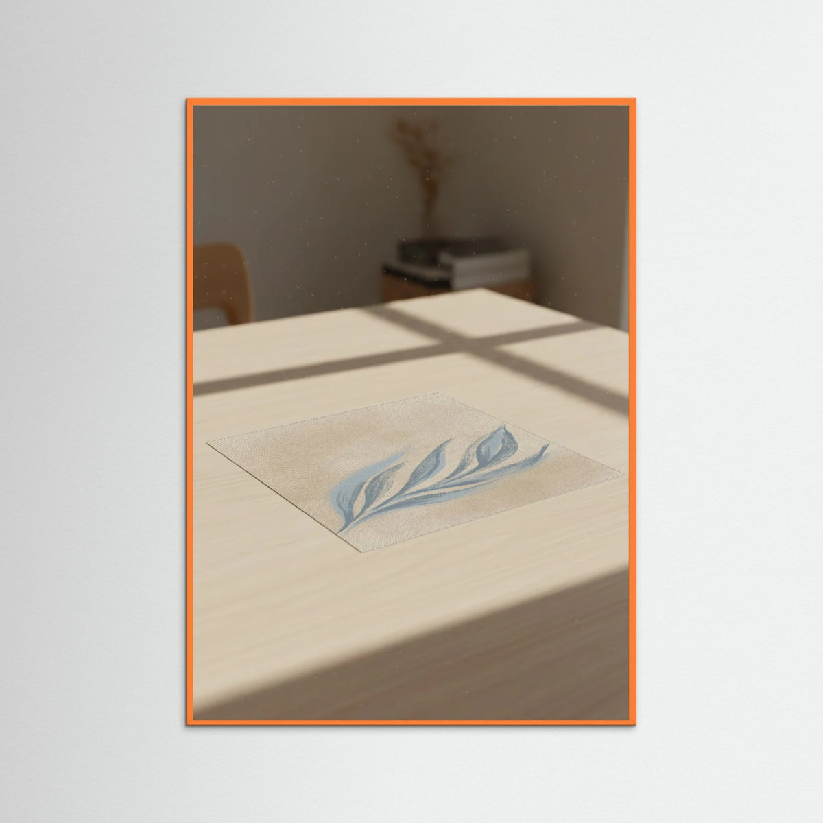 Orange Wood Organic Flow Beige