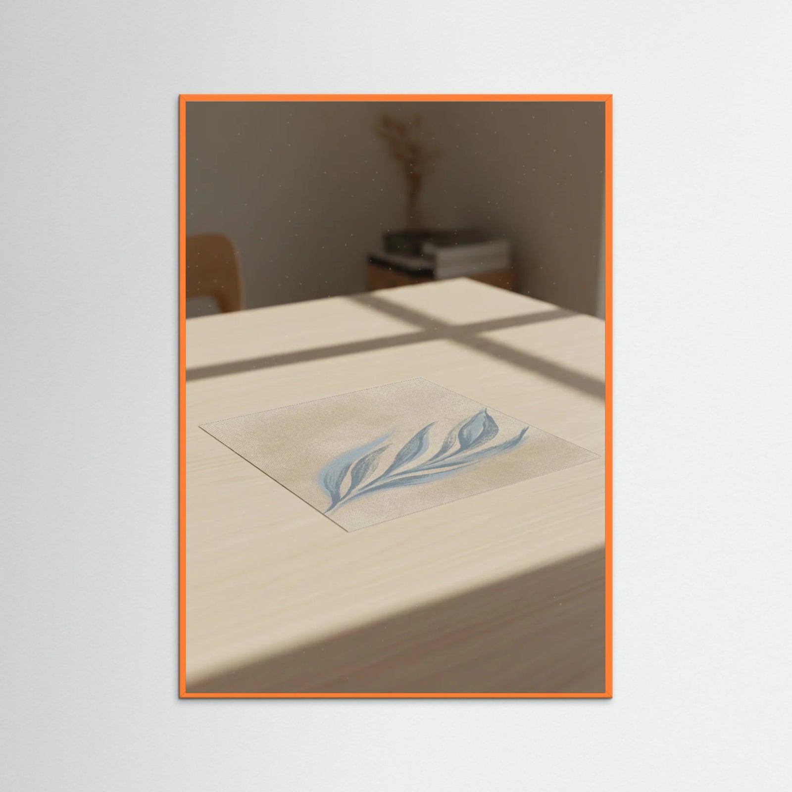 Orange Wood Organic Flow Beige