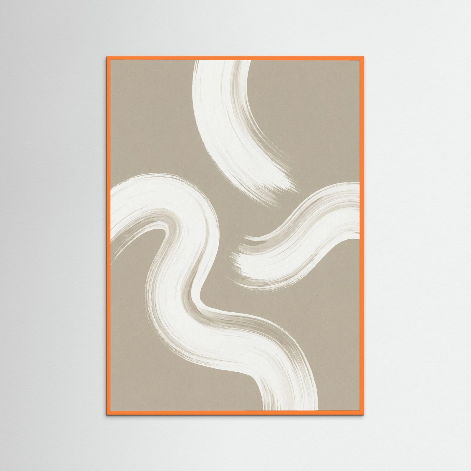Orange Wood Organic Flow Beige