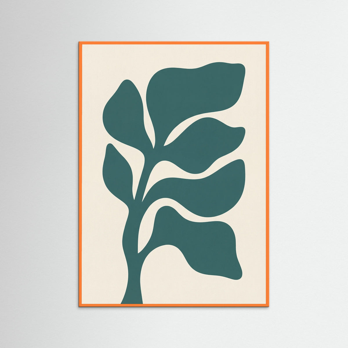 Orange Wood Organic Flow Green