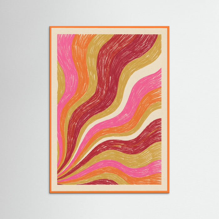 Orange Wood Organic Flow Orange