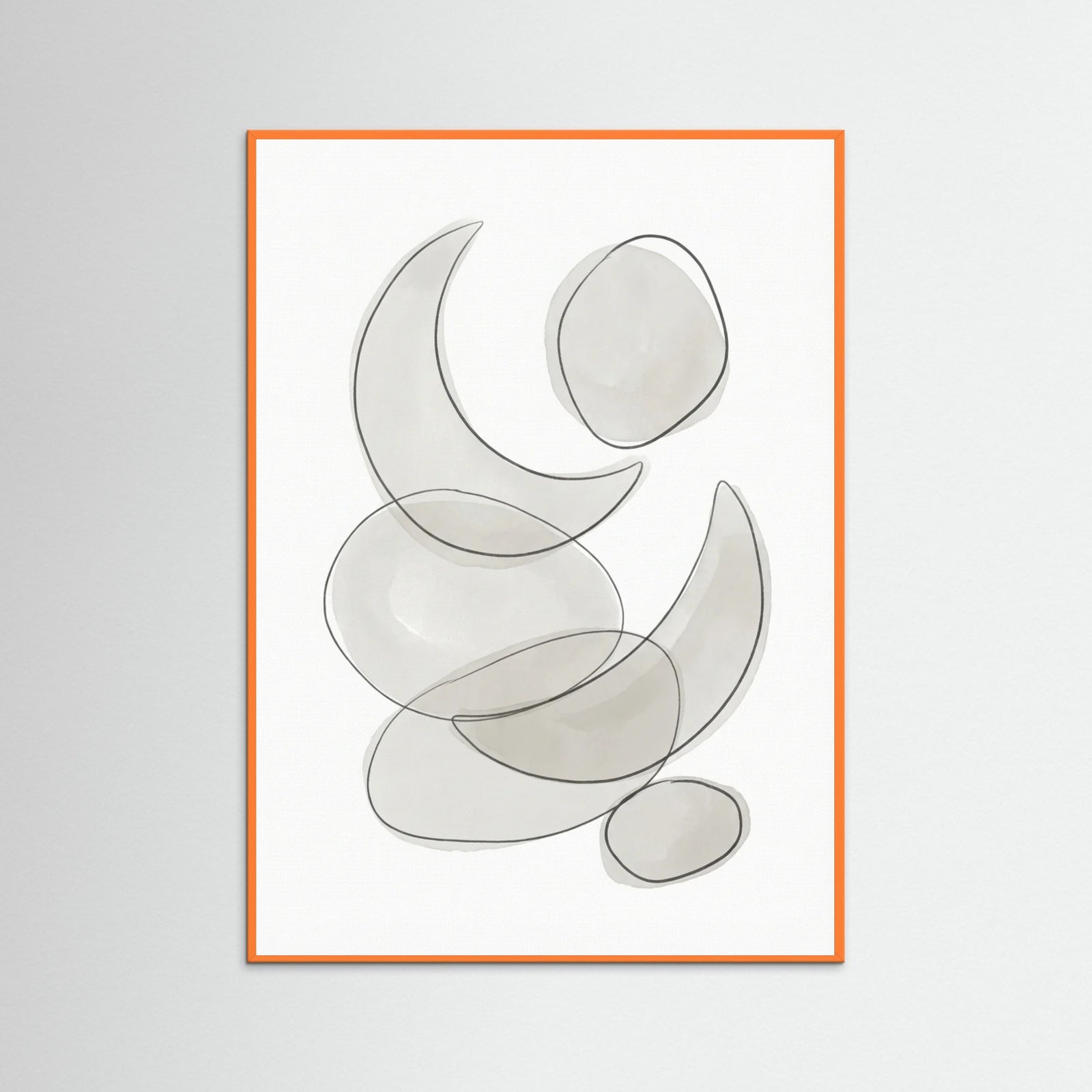 Orange Wood Organic Flow