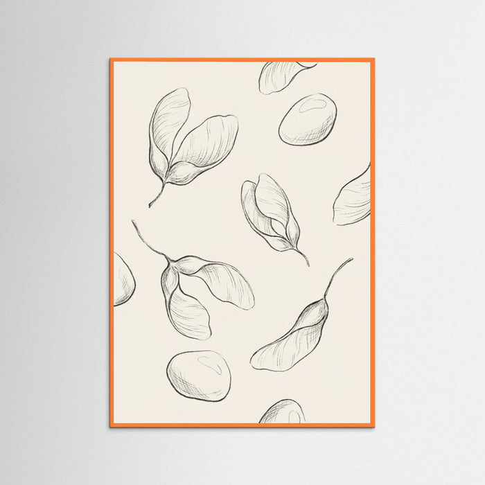 Orange Wood Organic Flow