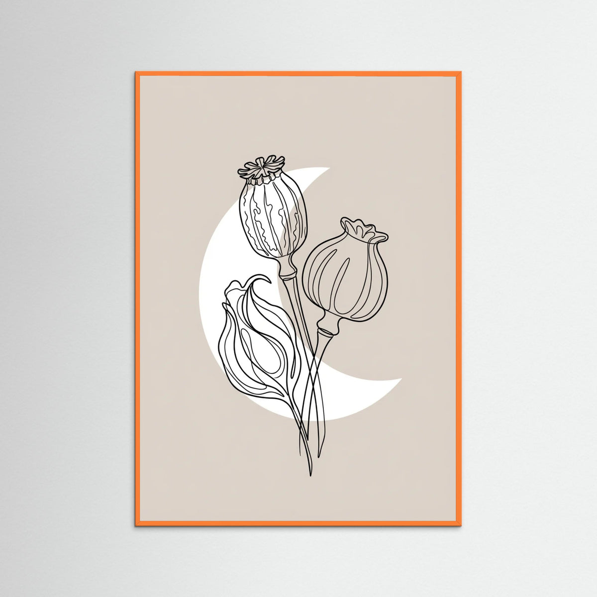 Orange Wood Organic Flow