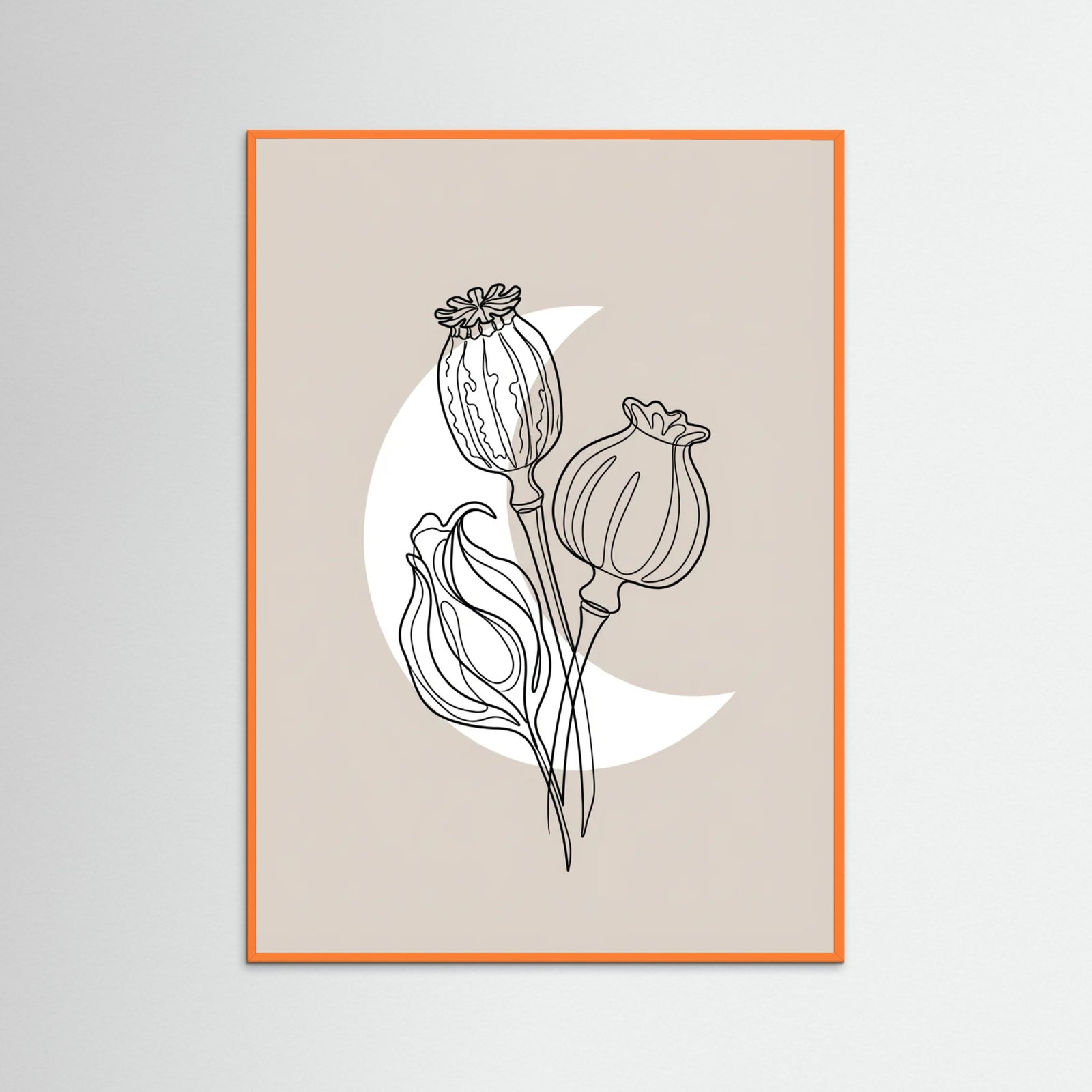 Orange Wood Organic Flow