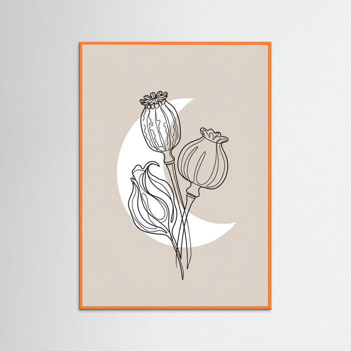 Orange Wood Organic Flow