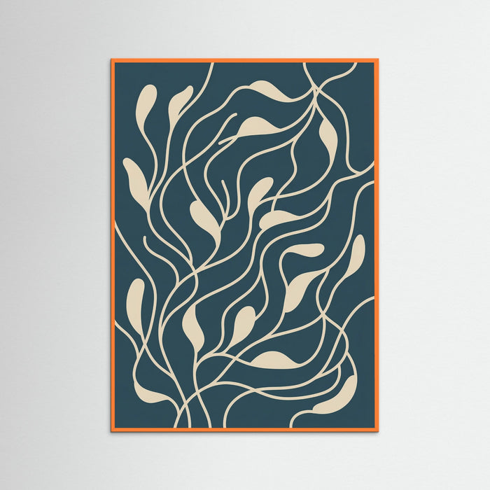 Orange Wood Organic Flow