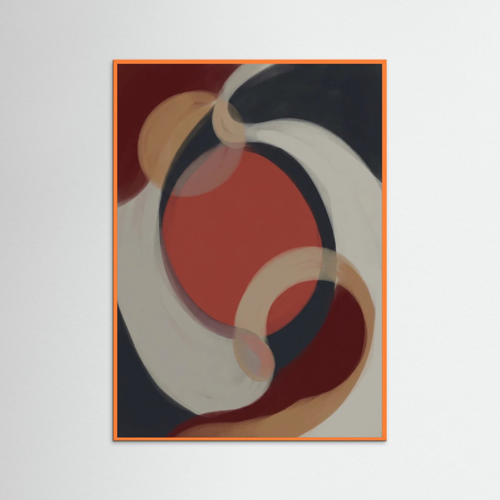 Orange Wood Organic Flow