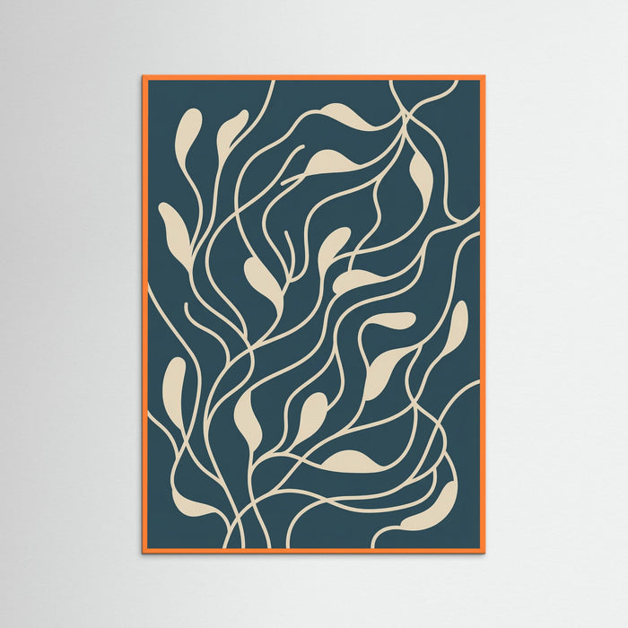Orange Wood Organic Flow
