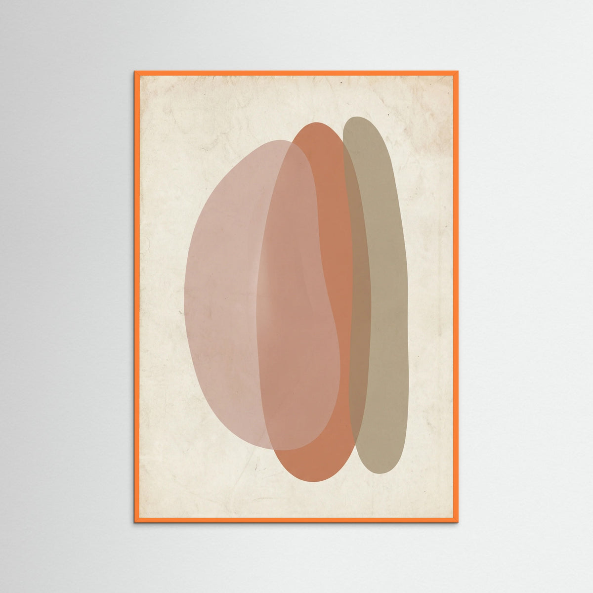 Orange Wood Organic Forms