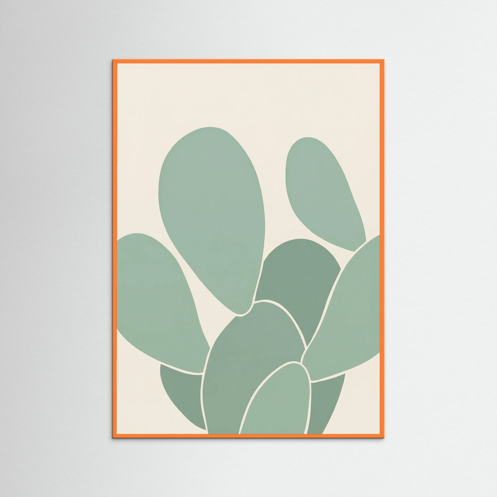 Orange Wood Organic Leaf Study