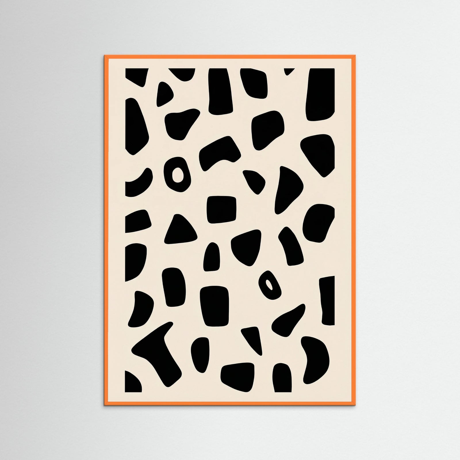 Orange Wood Organic Pebbles