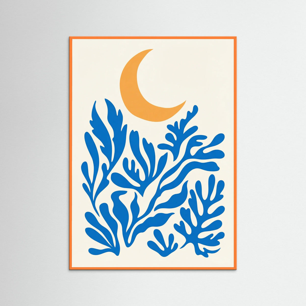 Orange Wood Organic Sun Bloom